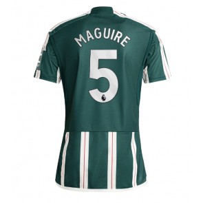 Lacne Muži Futbalové dres Manchester United Harry Maguire #5 2023-24 Krátky Rukáv - Preč